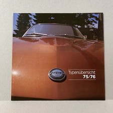 DATSUN 1975/76 / folder brochure 8p DE / 260 Z 240 K GT CHERRY / top!