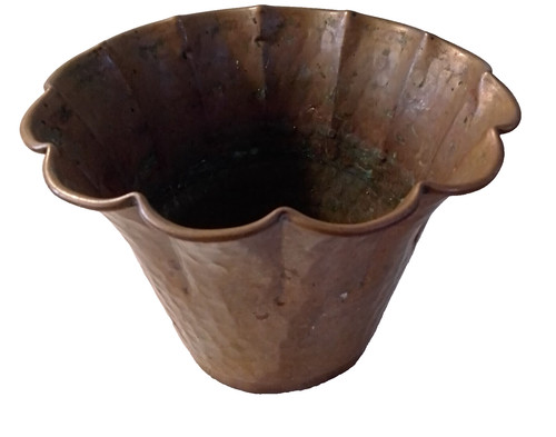 Cache pot cuivre - pot, martele