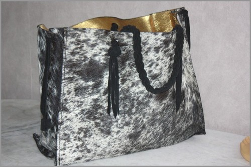 Sac cabas vintage - sac, fourrure