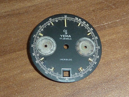 Cadran chronographe yema - chronographe,