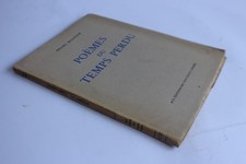 Henri MUGNIER envoi dédicace Poèmes du temps perdu 1942 (39639)