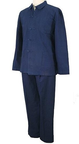 Costume bleu chine dengri - bleu, chine,