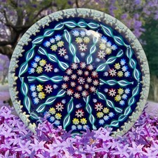 Presse-papier, Sulfure Perthshire Signé « P » Au Centre