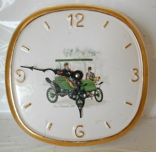 Superbe horloge faience a - horloge, en