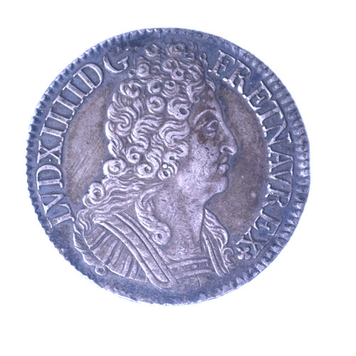 Louis xiv écu aux couronnes - aux, 3