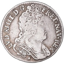 France, Louis XIV, 1/10 Écu