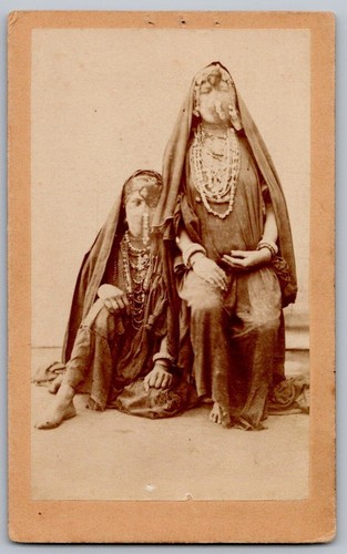 Cdv 1870 femmes égyptiennes - cdv,