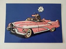 carte postale Jano Kebra La honte aux trousses 