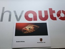 Scheckheft Garantie & Entretien Porsche 996 C2/C4 996 Turbo GT3 Boxster S 986