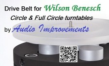 Courroie d'entraînement en silicone Wilson Benesch Circle & Full Circle Upgra...