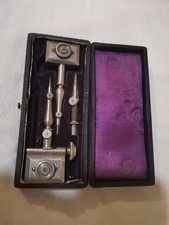 Ancien coffret complet " Compas à Verge et accessoires "