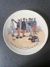 ASSIETTE SARREGUEMINES U&C - SERIE MILITAIRE N° 11 - AU MAGASIN D'HABILLEMENT