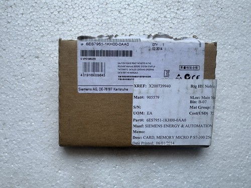 Carte mémoire siemens 6es7 - siemens,