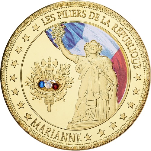 France médaille les piliers - médaille,,
