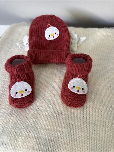Bonnet chaussons bébé - bonnet, et