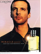 PUBLICITE ADVERTISING 065  2002  LANCOME   parfum homme MIRACLE