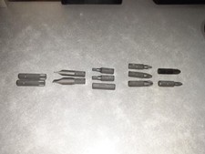 Lot de 12 embouts de vissage