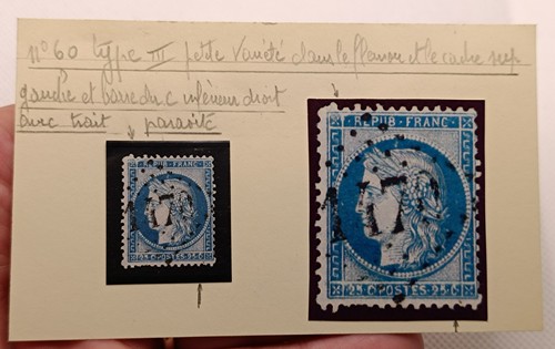 Timbre france cérès 25c bleu - timbre,