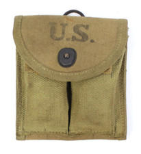 Porte chargeurs USM1 - J.Q.M.D 1942 - US ARMY ( matériel original )