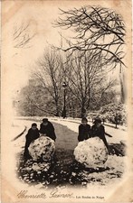 CPA PARIS Boules de Neige (1243028)