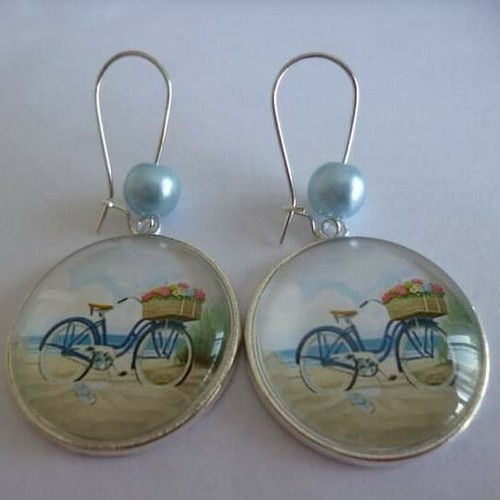 Boucles oreilles bronze - d'oreilles,