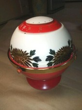 Radio transistor bol à riz TOSHIBA 8N-92 style Makie design floral Japon vintage