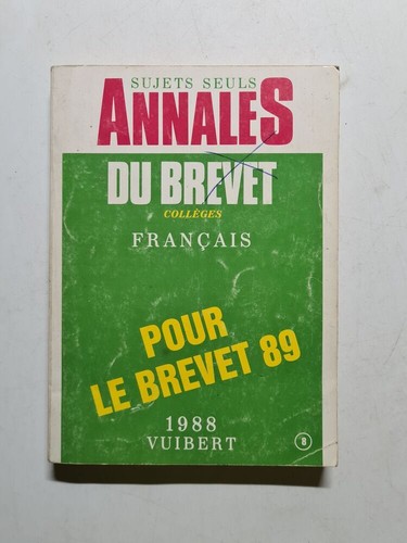 Annales brevet de - brevet,
