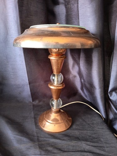 Ancienne lampe cuivre et - en,