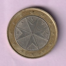 1 Euro, MALTE 2008, 1ère