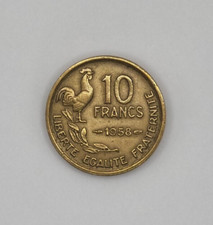 🇲🇫 France - 10 Francs 1958 - Georges Guiraud  🇲🇫