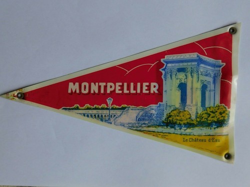 Fanion plastique vintage 60th - plastique,