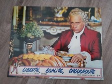 Photo originale Liberté égalité choucroute - Jean Yanne - Michel Serrault - 1985