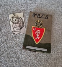 Fourreau d'épaule 6 e RCS régiment de commandement et de soutien Douai