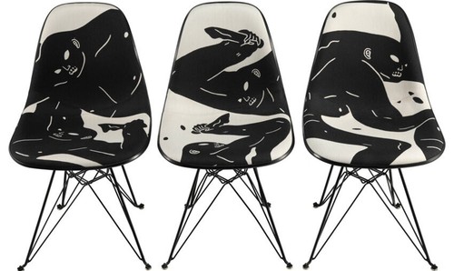 Cleon peterson signed chairs - cleon,