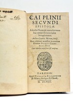 Livre ancien PLINIUS SECUNDUS
