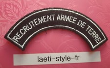P33 patch galon banane ecusson recrutement armée de terre militaire militaria 