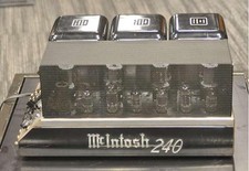 Amplificateur de puissance stéréo vintage McIntosh MC240 40 W X 2 ampli à...