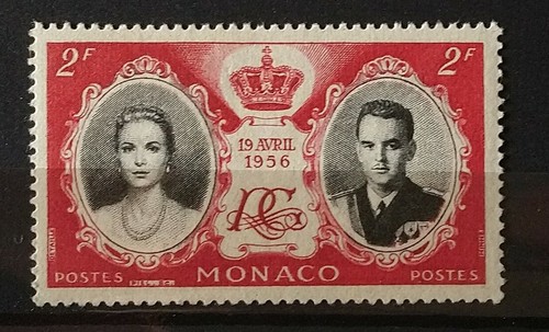 Monaco timbre 474 - monaco, mariage