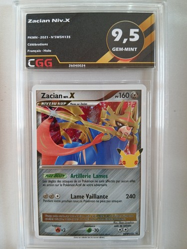 Carte pokemon francais - carte, zacian