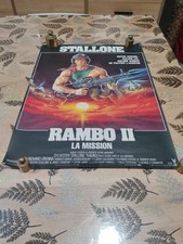 Affiche De Cinéma RAMBO 2 La