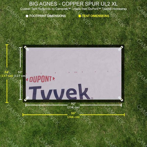 Tyvek footprint for the - for,