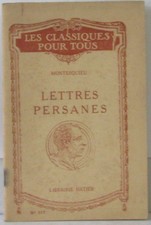 Lettres persanes (extraits) |