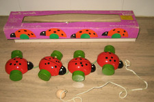 Ancien Jouet à Tirer en Bois