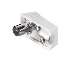 Connecteur Coaxial TV Mâle Vigne Coin 90° Connecteur Volant IEC Antenne Câble M