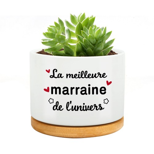 Cadeau marraine pot - cadeau,