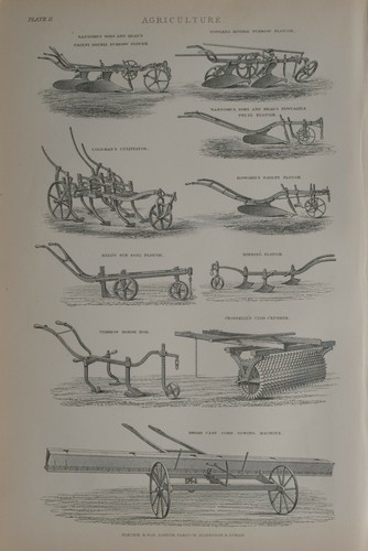 1886 imprimé agriculture - 1886,