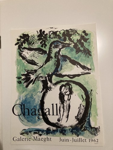 Marc chagall affiche originale - marc,