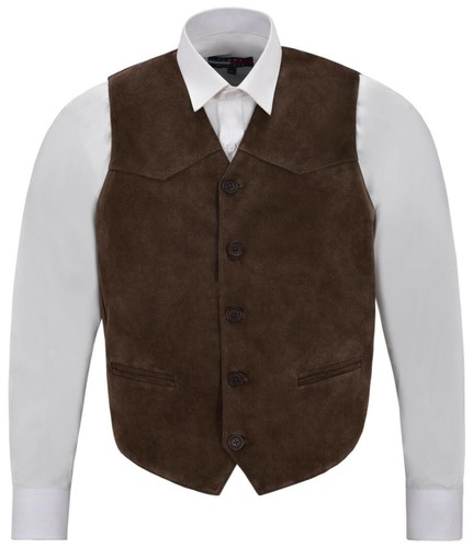 Gilet suède pour homme - pour,