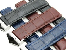 22mm Bracelet En Cuir Avec