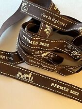 200cm X 1cm RUBAN BOLDUC HERMES 2022 VIVE LA LEGERETE